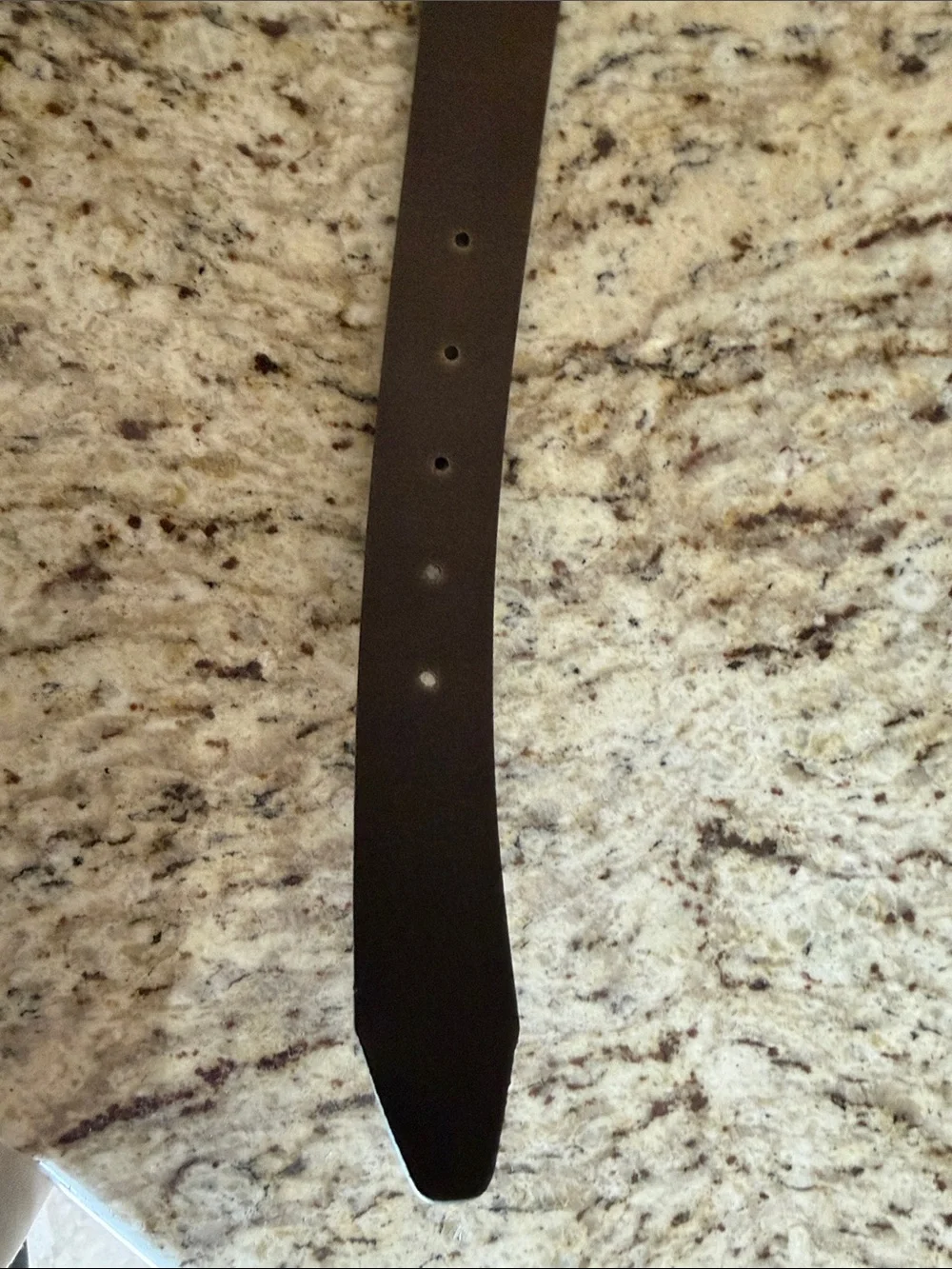 rag & bone leather Boyfriend Belt Dark Chocolate Brown w/silver Buckle Sz  M